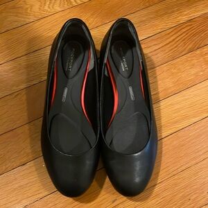 Rockport total motion black leather size 8